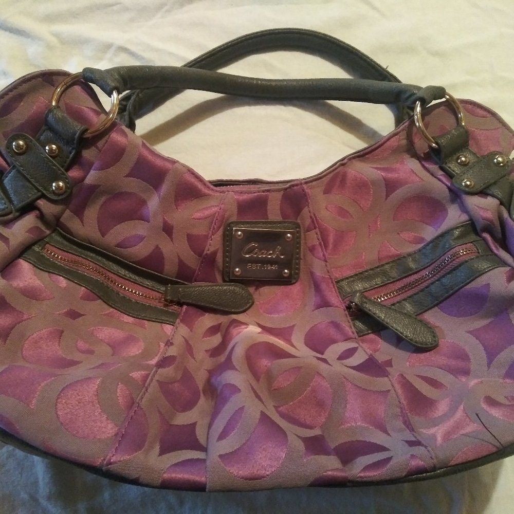 Coach Established 1941 Purple Handbag